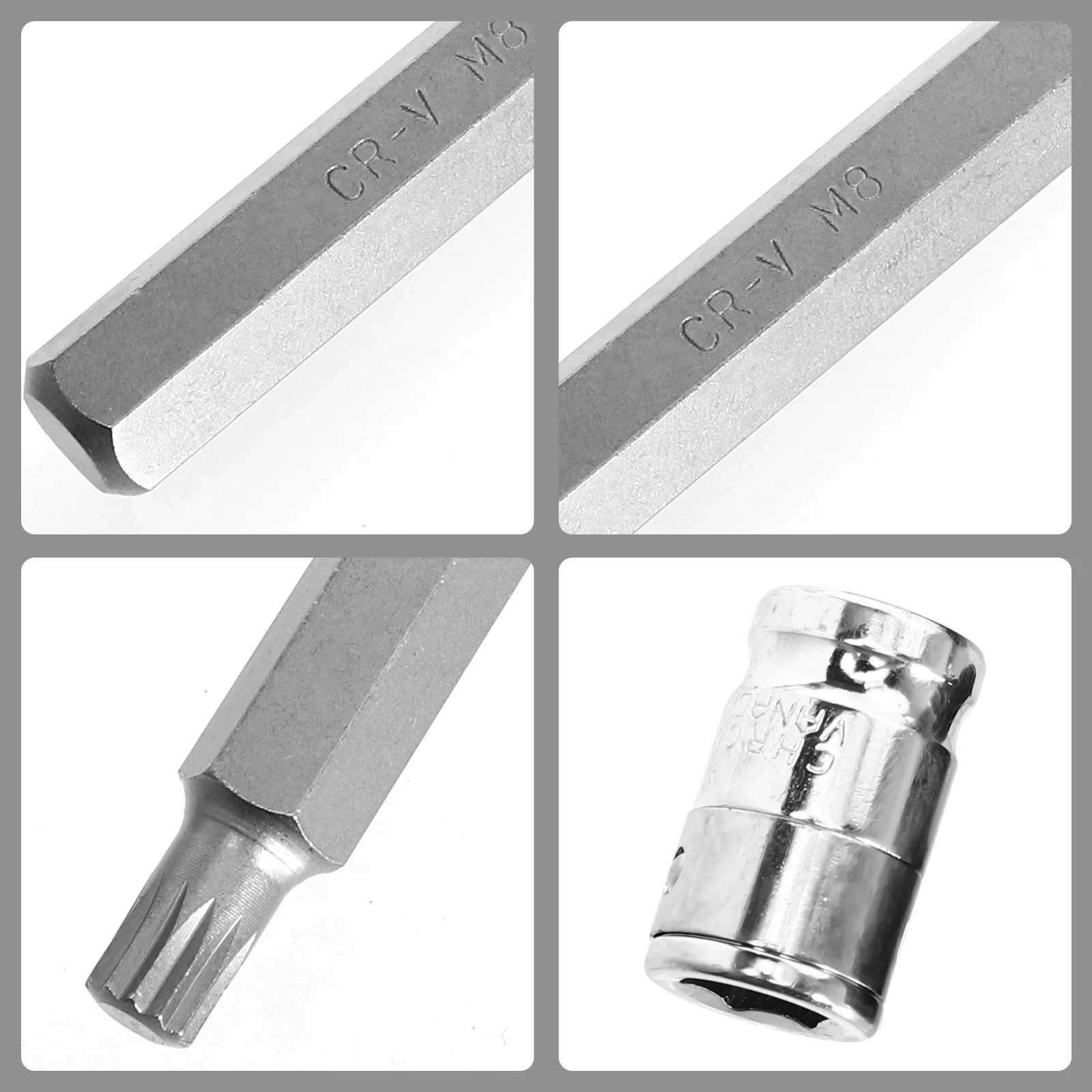 Set di prese esterne per riparazione da 40 pezzi Design ergonomico Facile da usare conveniente Materiale durevole Set di prese per punte per uso prolungato