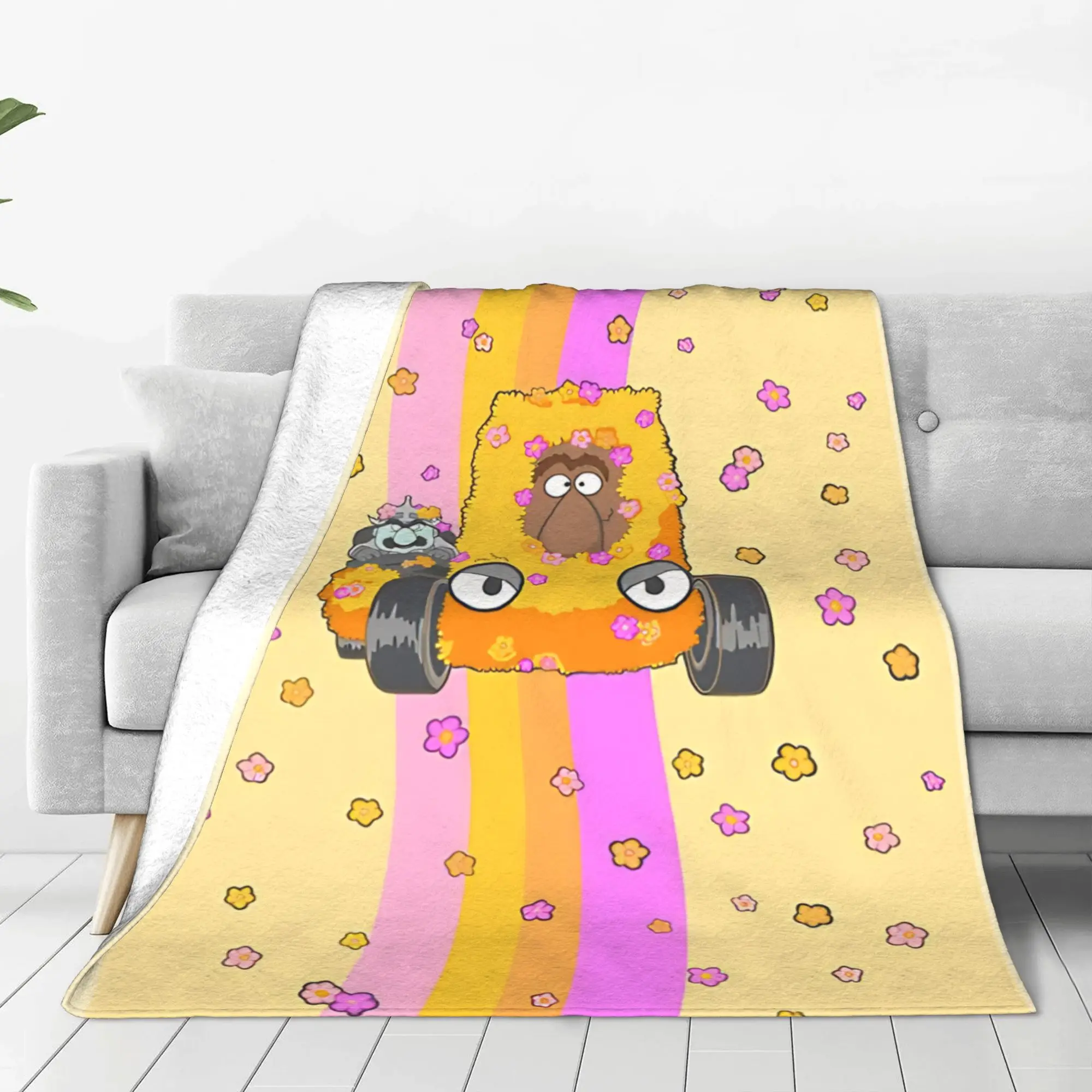 1PC Home Cutecore Flower Power Murky & Lurky R-Rainbow Brite Blanket Super Cosy Plush Home Living Room Sofa Halloween