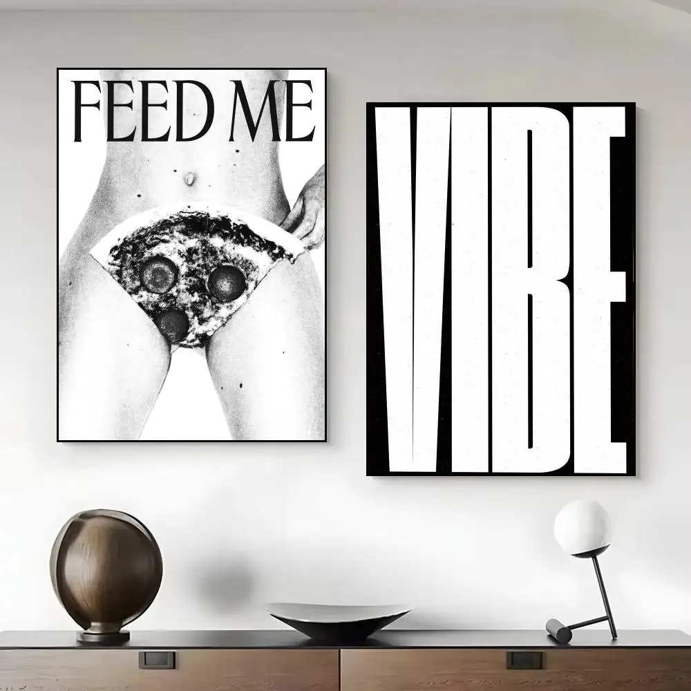 Japandi style DEINSVIBING Poster Aesthetic Wall Art Canvas Trendy Bedroom Home Room Decor