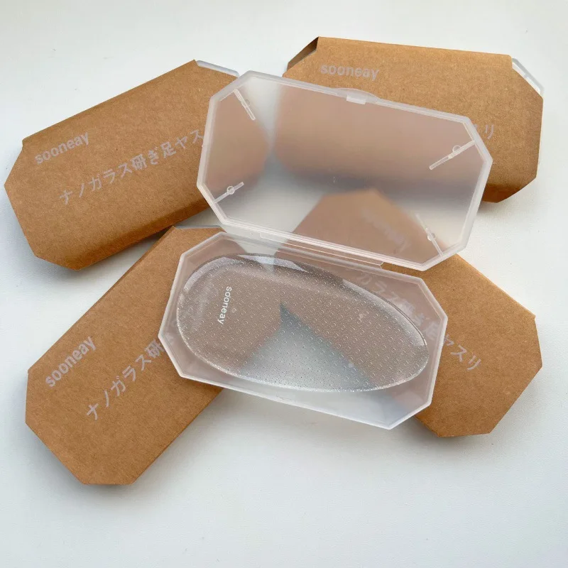 Nano Szklany Pilnik do Stóp Usuwający Martwy Naskórek Przenośny Skrobak do Stóp dla Gładkich Stóp Narzędzie do Domowego Pedicure