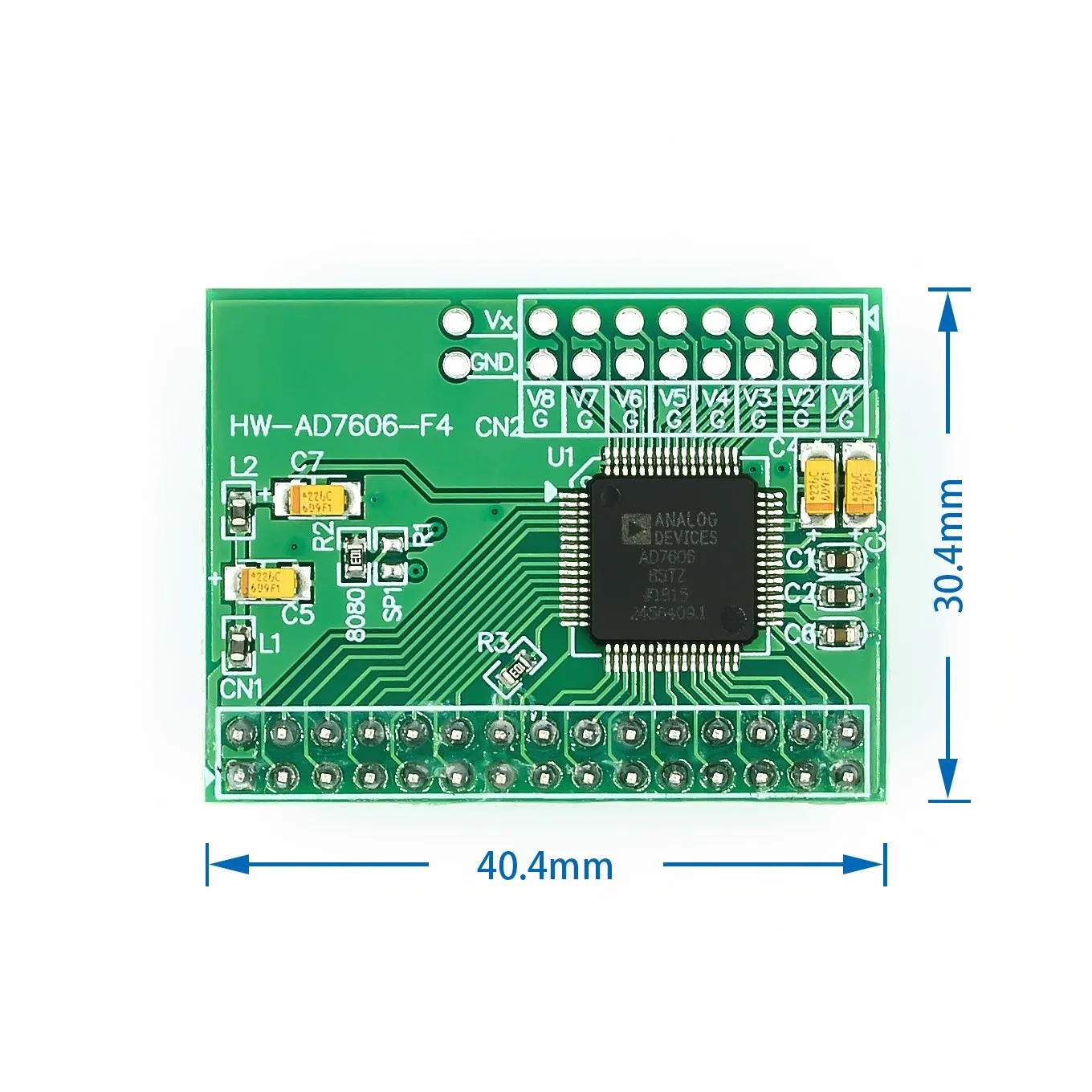 16Bits ADC 8CH Synchronization AD7606 DATA Acquisition Module 200KHz