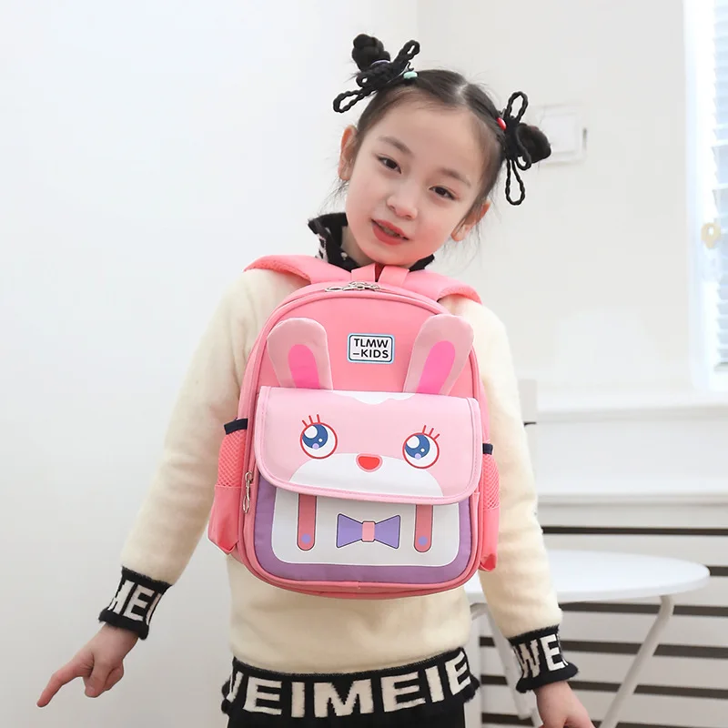 New Children's School Bag Kindergarten Cartoon Backpack 3-6 Years Old Preschool Boys and Girls Backpack Fashion