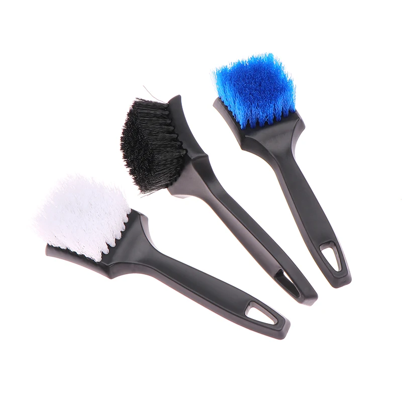 

1PC Black Tire Auto Washing Tool Car Tire Rim Brush Wheel Hub Cleaning Brushes Car Wheels Detailing Cleaning Accessories