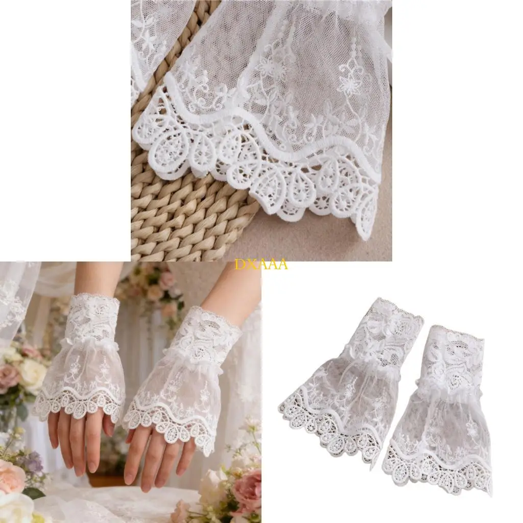 dxaa-algemas-falsas-renda-floral-branca-elegante-para-mulheres-acessorios-elegantes-manga-mao