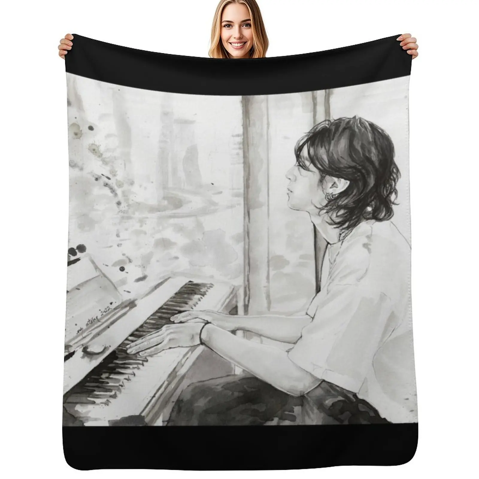 

Merry Christmas Mr. Min Throw Blanket Blankets For Bed Designers Tourist Blanket