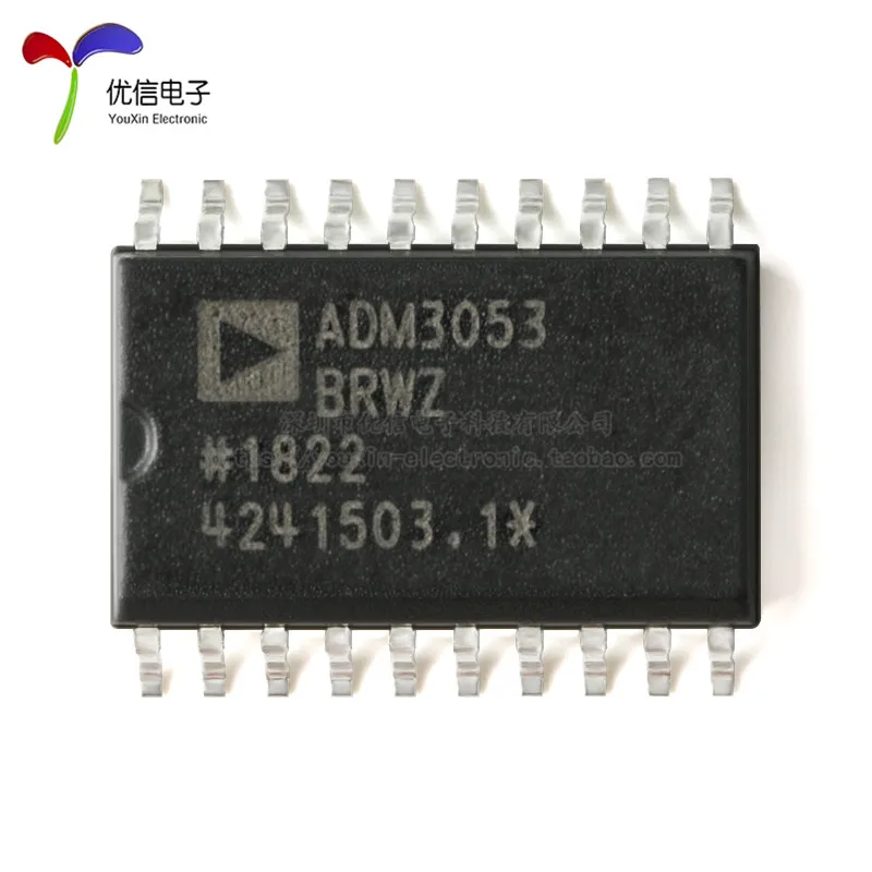 10PCS original authentic patch ADM3053BRWZ-REEL7 SOIC-20 isolated CAN transceiver chip