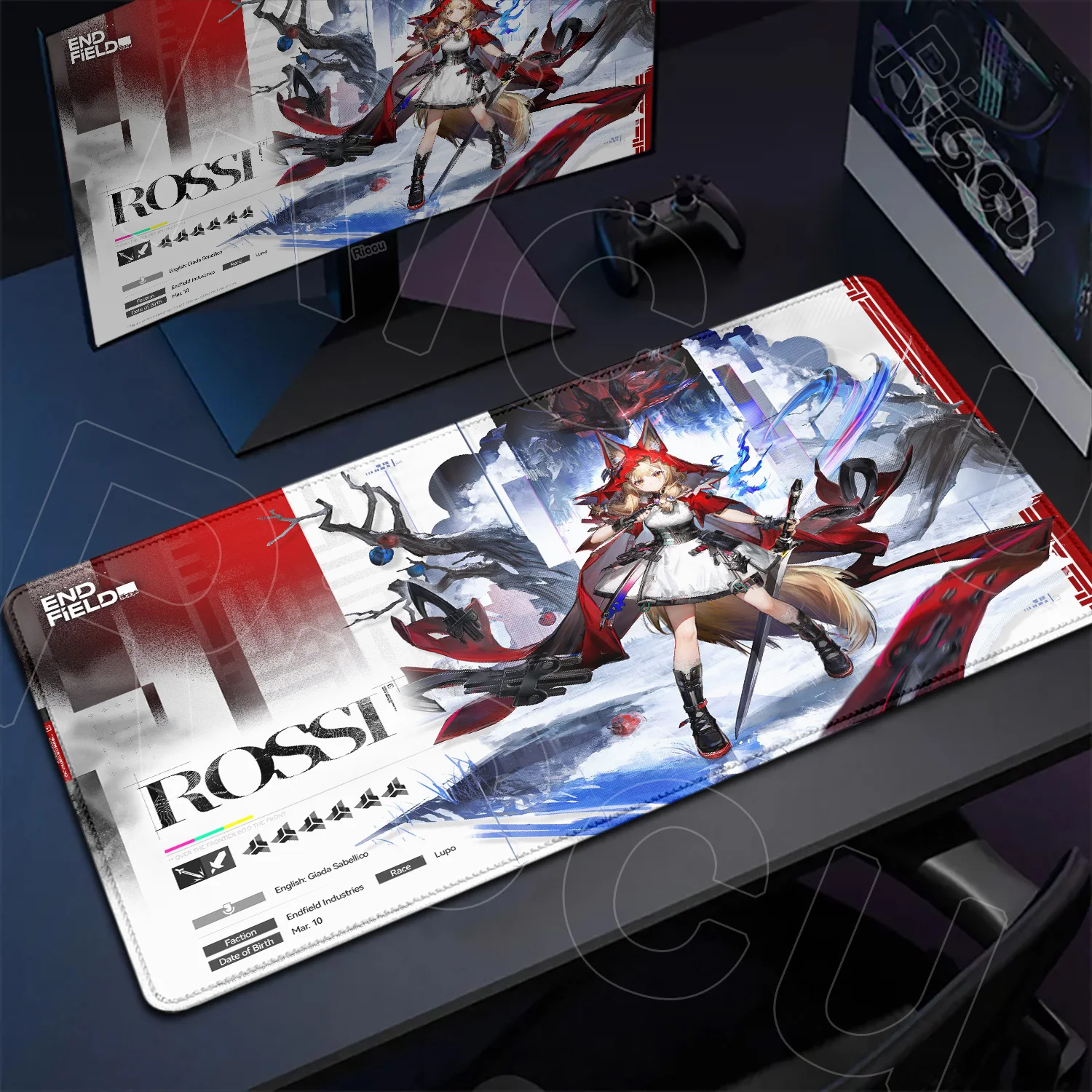 XXL HD print Arknights Endfiel - Gaming Keyboard Higround 评论和价格