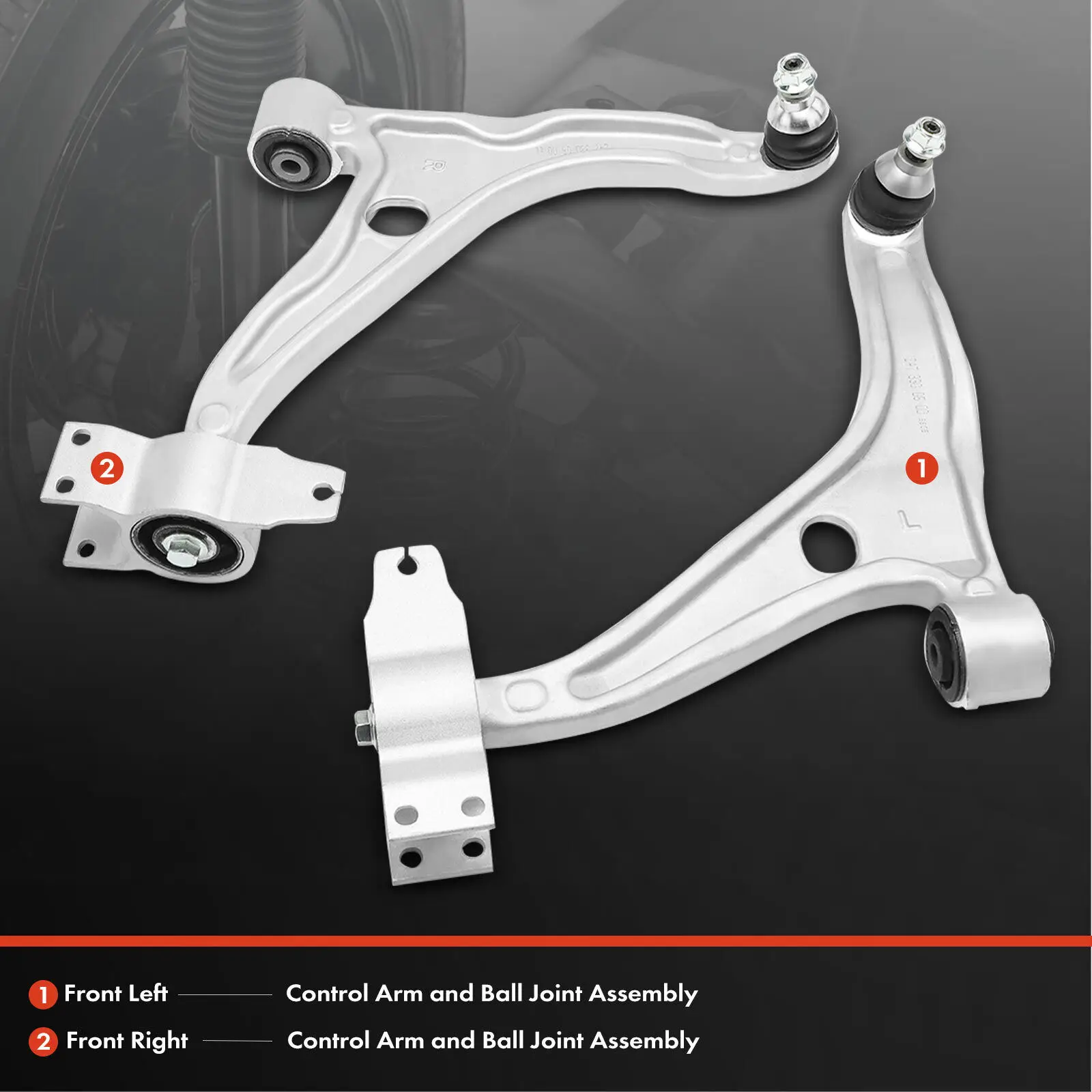 2 рычага управления с шаровым шарниром для Mercedes-Benz W177 A180 A180d A160d A 220 спереди 2473300500 , 2473305300 , 2472207502 , 2473305400