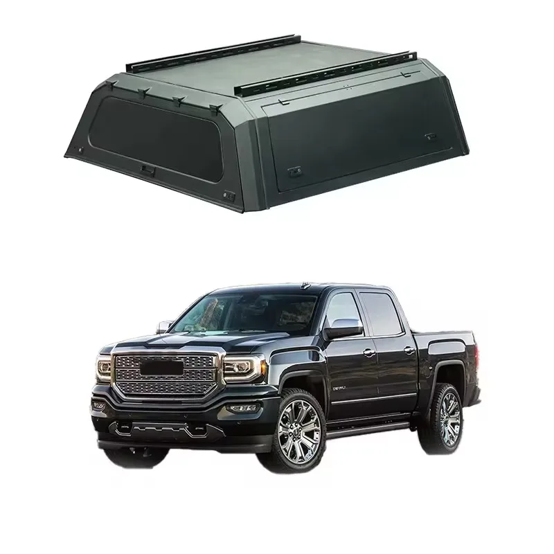 

Pickup Truck Hardtop Steel 4X4 Pick Up Pickup Truck Bed Canopy Topper with A Free Tent for GMC Sierra/Canyon