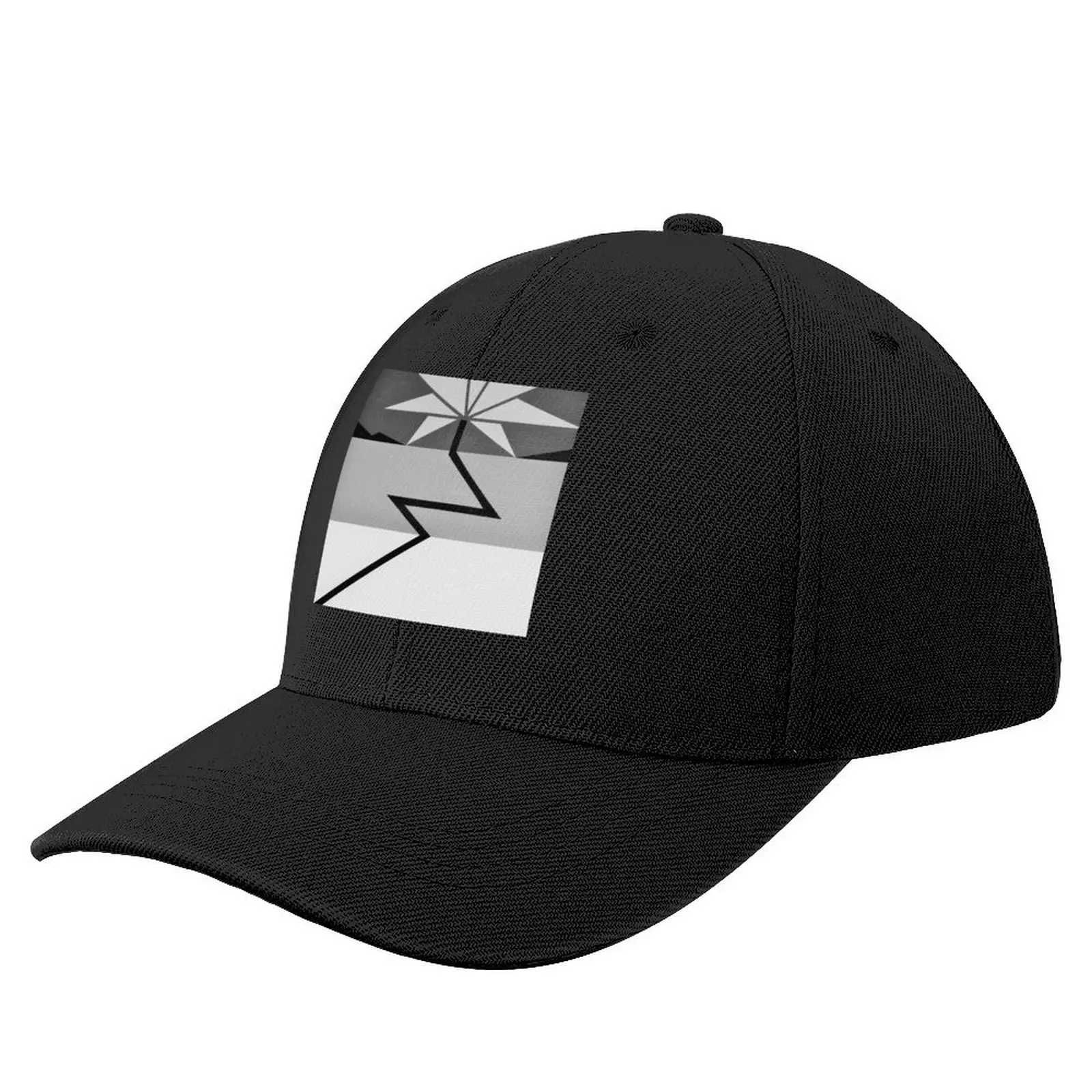 ELECTRIC PALM TREE | Beach Art~Design (Black and White) Baseball Cap Golf Wear fishing hat Military Cap Man cute Female Men's