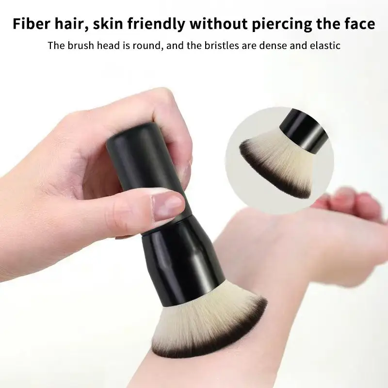 Women Foundation Concealer Powder Contour Makeup Brush Soft Dense Bristles for Seamless Face Application