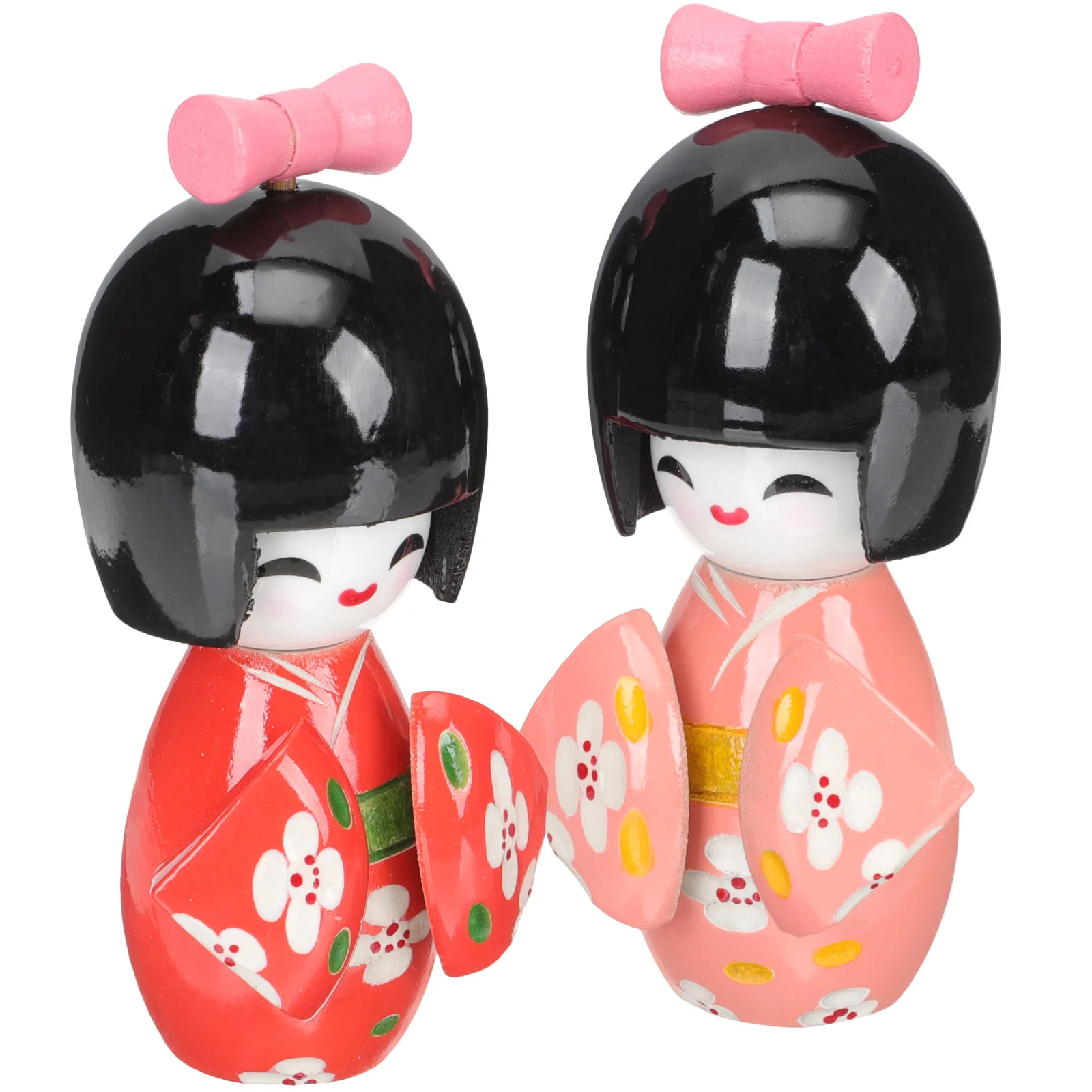 2 Pcs Toys Kimono Japanese Decors Kimonos Style Gift New Year Ornament Tabletop