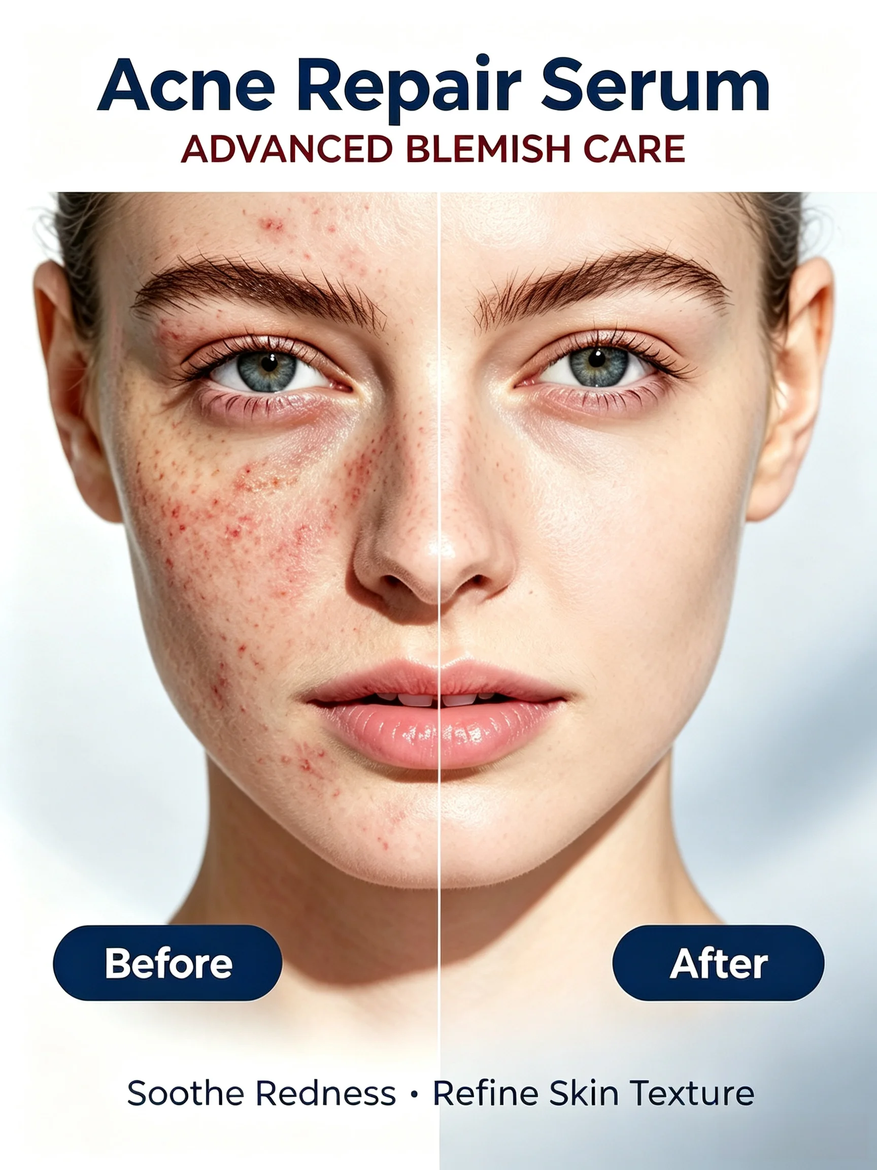 Advanced Blemish Care Acne Repair Serum Soothe Facial Redness Refine Skin Texture Gentle Non Irritating Face Essence