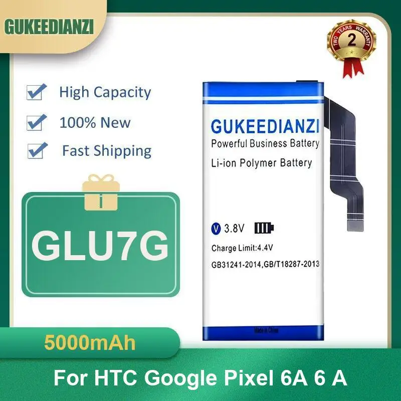 

Battery For HTC Google Pixel 7A 7 4A 5G 3A XL 6A 4 G020I G020M 6 8 Pro Desire 20 U11 U-3U 3 3XL 5 Lite Wildfire S G13 A510C