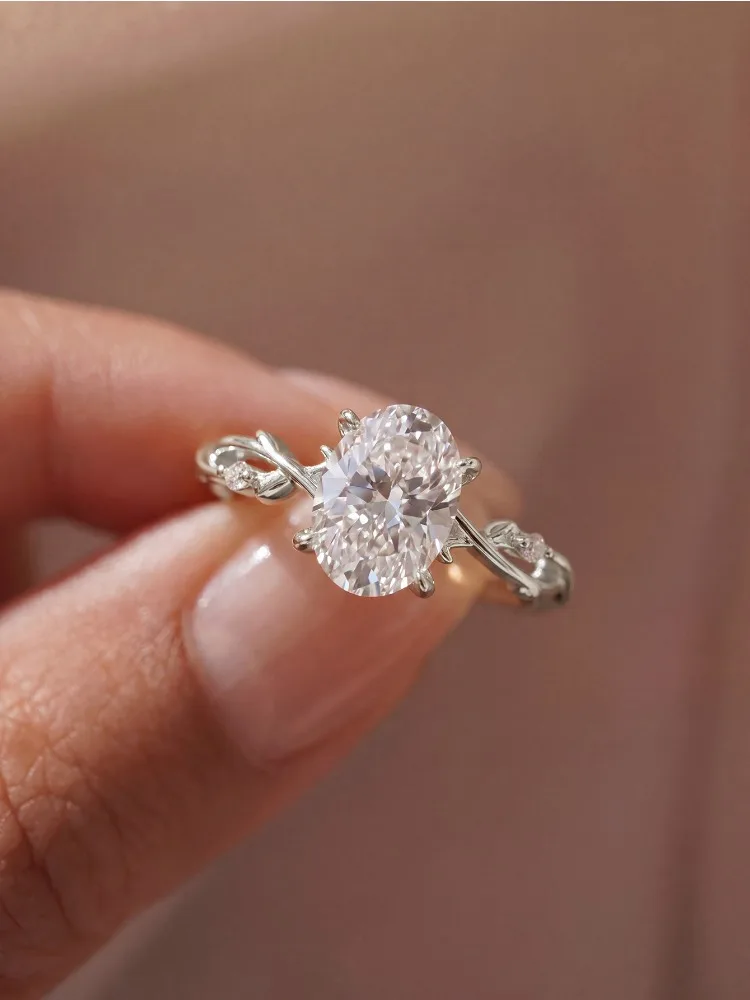 Eleganter, modischer Zirkonring mit Rankenmuster für Damen, 925er Sterlingsilber, Jubiläums-, Hochzeits-, Luxus-, Hochwertiger Schmuck – Detail 4