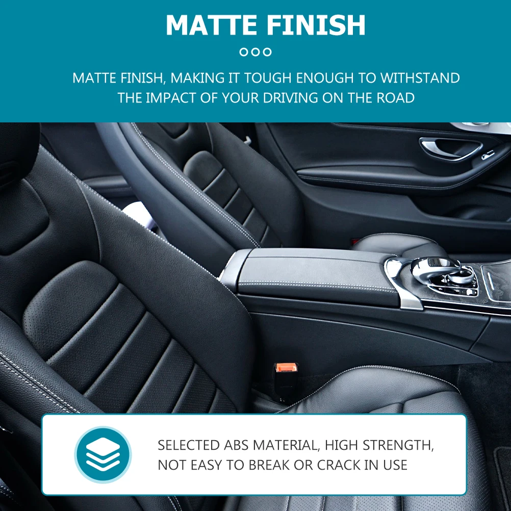 

Car Armrest Organizer ABS Material High Strength Storage Box Divider Simple Assembly Easy Use Console Accessories