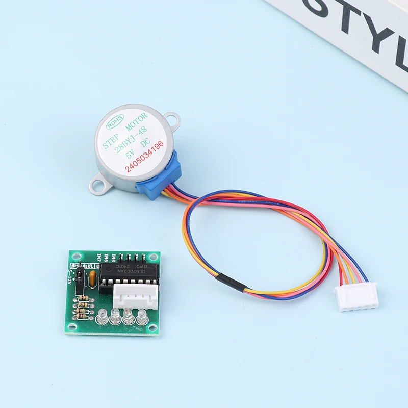 1Set 28BYJ-48-5V 4 Phase Stepper Motor+ Driver Board ULN2003 For Arduino 1 X Stepper Motor +1x ULN2003 Driver Board