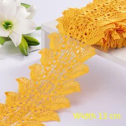 African Guipure Cord Lace Fabric High Quality 2024 Nigerian Water Soluble Lace Sew for Women Party Dresses LA1014