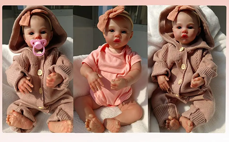 18-calowa lalka Bebe Reborn Meadow Reborn Baby Doll Miękkie ciało 100% ręcznie robiona skóra 3D z widocznymi żyłami Kolekcjonerska lalka artystyczna Prezent