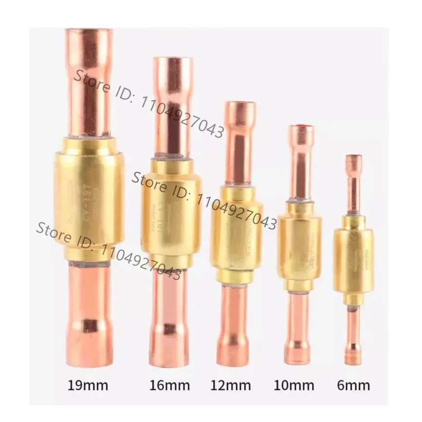 Check valves Anti-reflux valve for Air conditioner cold storage unit  Heat pumps Refrigerating plant  weld 1/4 1/2 3/4 5/8