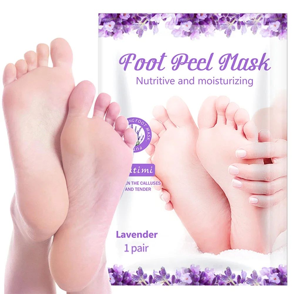 2-10PCS Exfoliating Foot Mask Foot SPA Pedicure Socks Remove Dead Skin Whitening Heels Feet Peeling Anti-Cracked Foot Skin Care