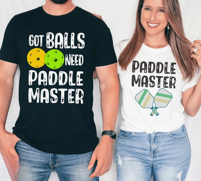 Funny Couples Matching Pickleball Lover Printed T Shirt Camisa O-neck Sweatshirt Couples Custom Suggestive Pickleball T-shirts