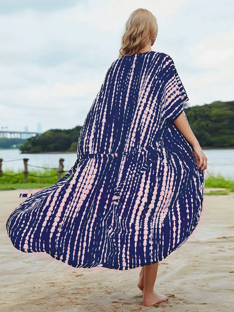 Caftán de playa para mujer, Túnica de playa, traje de baño de Saida Praia, Pareo de Pareo, ropa de playa N1225