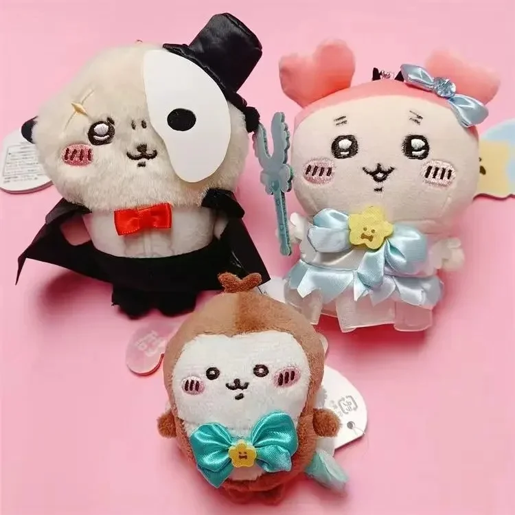 Japanese New yiji Super Magical Girl Plush Doll Self-deprecating Bear Series Hachiware Usagi Momoka Plush Toy Girl Gift