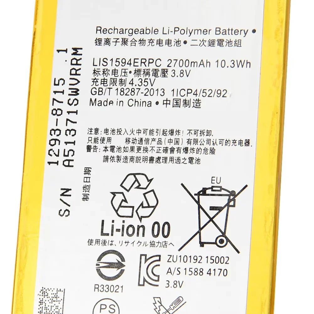 Production Date 2024 Replacement Battery LIS1594ERPC For SONY Xperia Z5C Z5 mini E5823 z5 Compact High Quality Phone Batteries