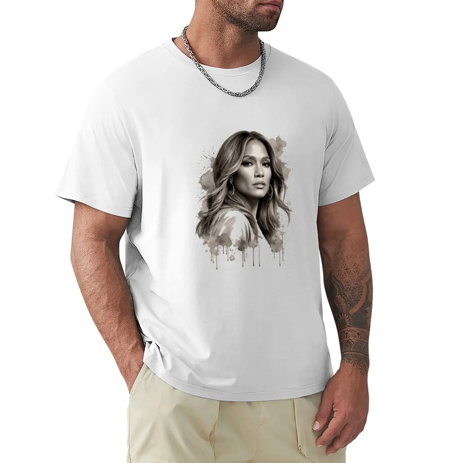 Jennifer Lopez T-Shirt heavyweights anime t shirts for men