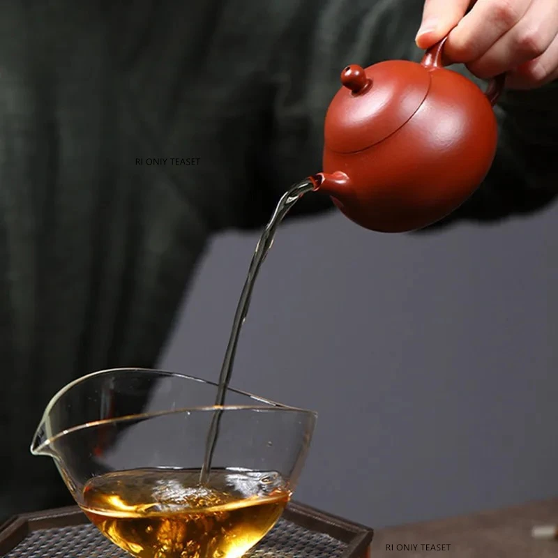 90ml Yixing Purple Clay Teapot Famous Handmade Small Capacity Tea Pot Beauty Tea Infuser Kettle Chinese Zisha Tea Set Gifts