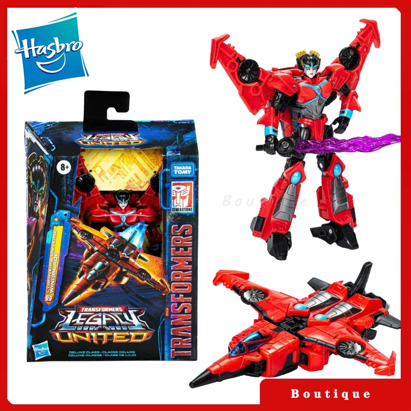 

In stock Hasbro Transformers toys Legacy United Deluxe Class Windblade Action Figures Autobots Hobbies Gifts Collectible