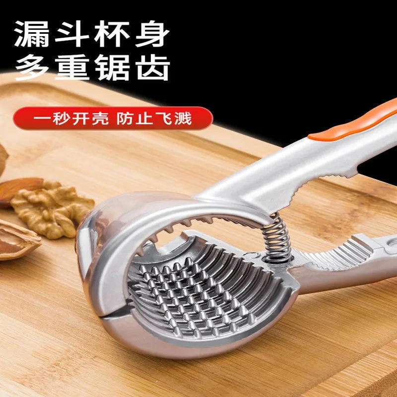 1PCS New Crack Almond Walnut Hazel Filbert Nut Kitchen Nutcracker Clip Clamp Plier Cracker Pecan Hazelnut Crack Tools