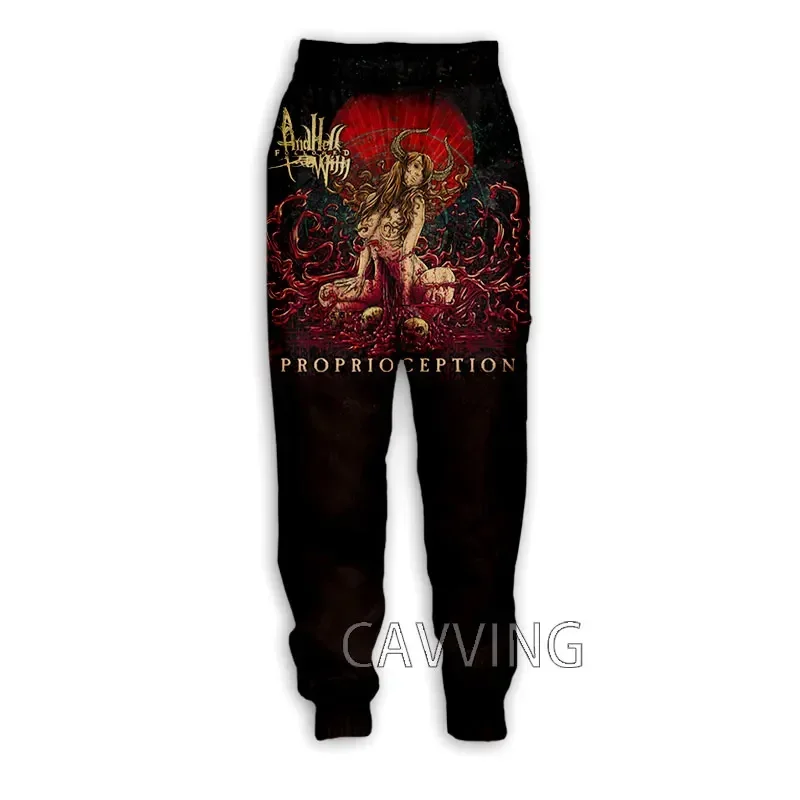 And Hell Followed with Band  3D Printed Casual Pants Sports Sweatpants Straight Pants Sweatpants Jogging Pants Trousers