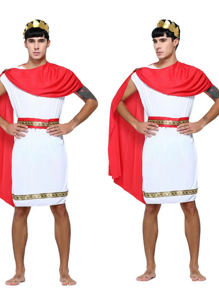 زي إله روماني للبالغين، ملابس تنكرية للرجال، ملابس أداء، زي تنكري للحفلات، ملابس لعب الأدوار، زي تقليدي صيني للعروض المسرحية