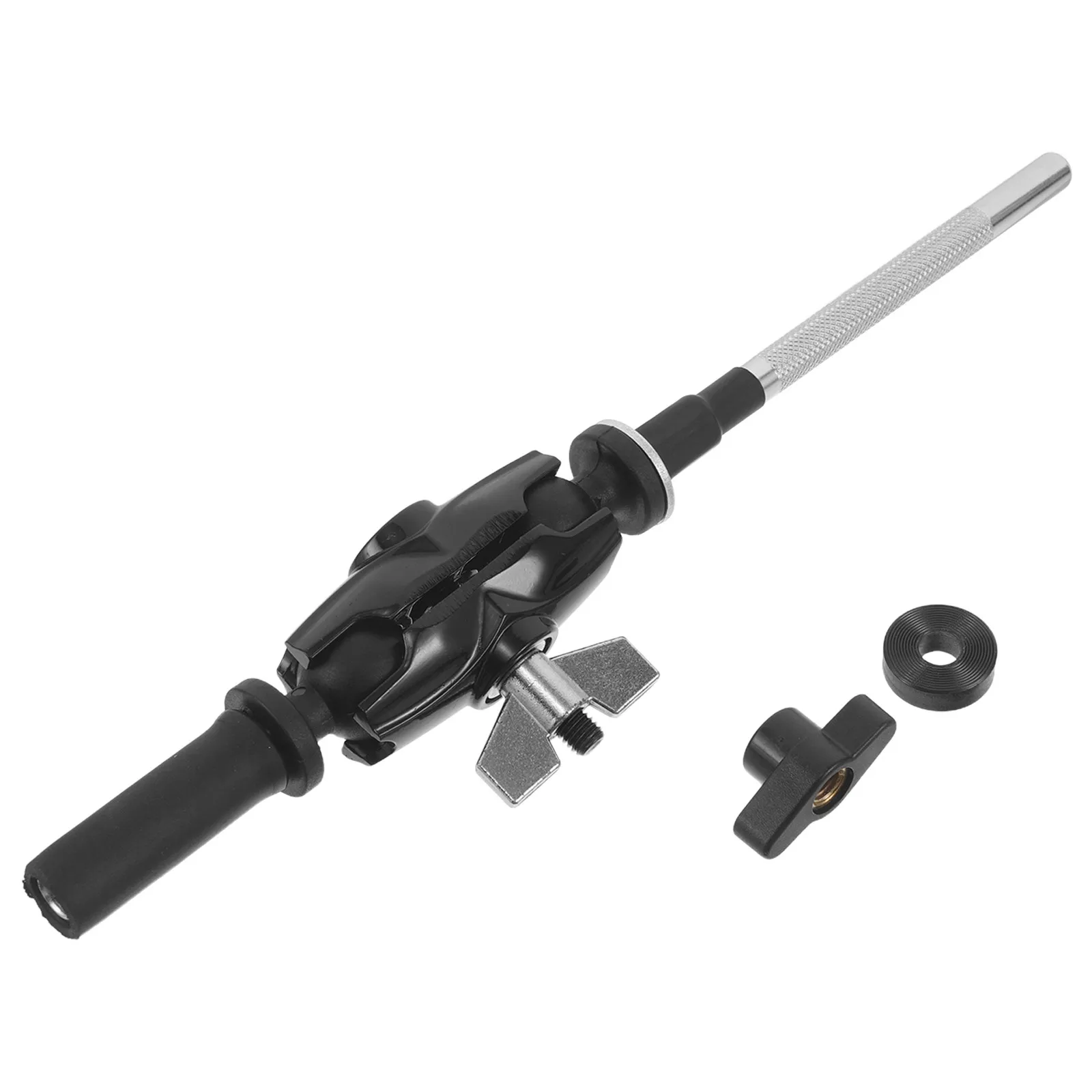 Drum Cowbell Holder Clamp Electronic Drum Rack Mount Bracket Adjustable 360 Degree Rotation Rack Clamp for Percussion