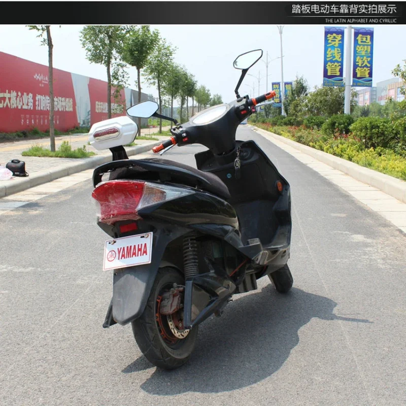 Durable Motorcycle Accessories Sissy Bar Rear Passenger Backrest Backrest Pad Cushion Universal Suitable for Motorcycle