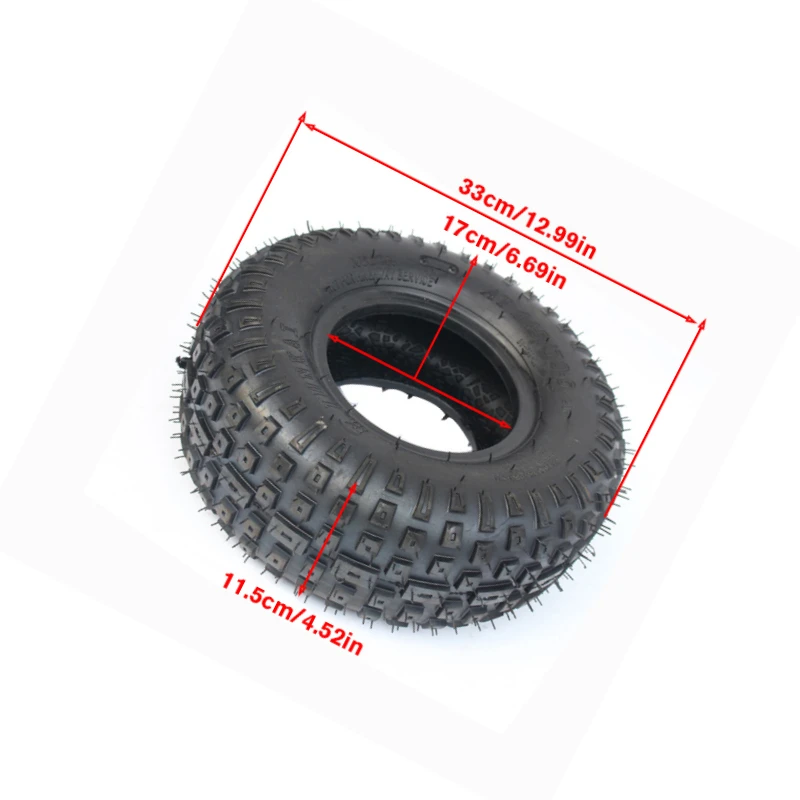 High quality 6-inch ATV wheels with 145/70-6 tires, perfect for karting, buggies, and quad beach bikes.
