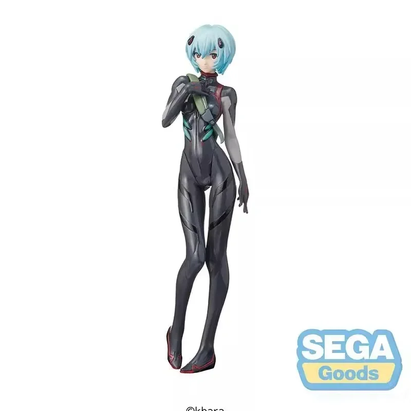 SEGA Original Rebuild of Evangelion Figurka anime Ayanami Rei Racing Queen Długie włosy Figurka akcji Zabawki dla dzieci Prezent Kolekcjonerski