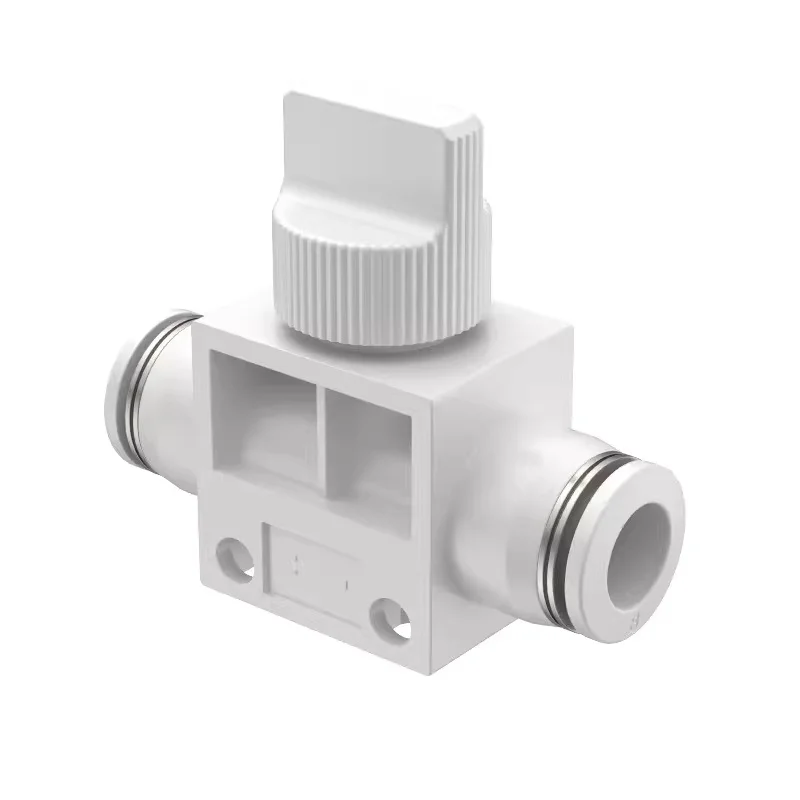 HVFF Pneumatic Air 2 Way Quick Fitting Push Connector Tube Hose Plastic 4 6 8 10 12mm Pneumatic Parts Connector Joint Fitting