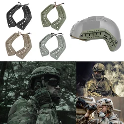 Tactic Outdoor Helmet Side Guide Rails Set Arc Helmet Rail For Fast Helmet Guide Adapter Hunting Shooting Helmet Accessories