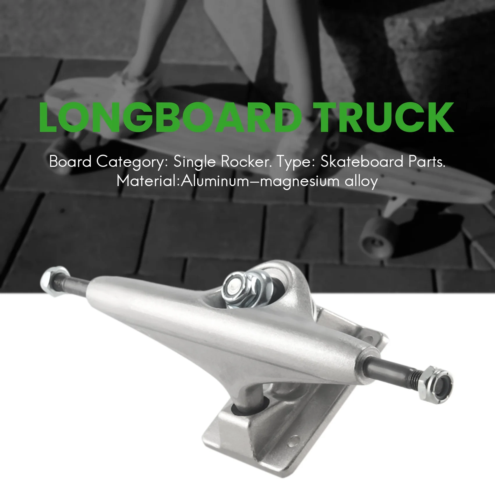 

【BIG SALE】6.25Inch Longboard Truck Surf Skate Trucks Skateboard Trucks Longboard Truck Skateboard Bridge Bracket