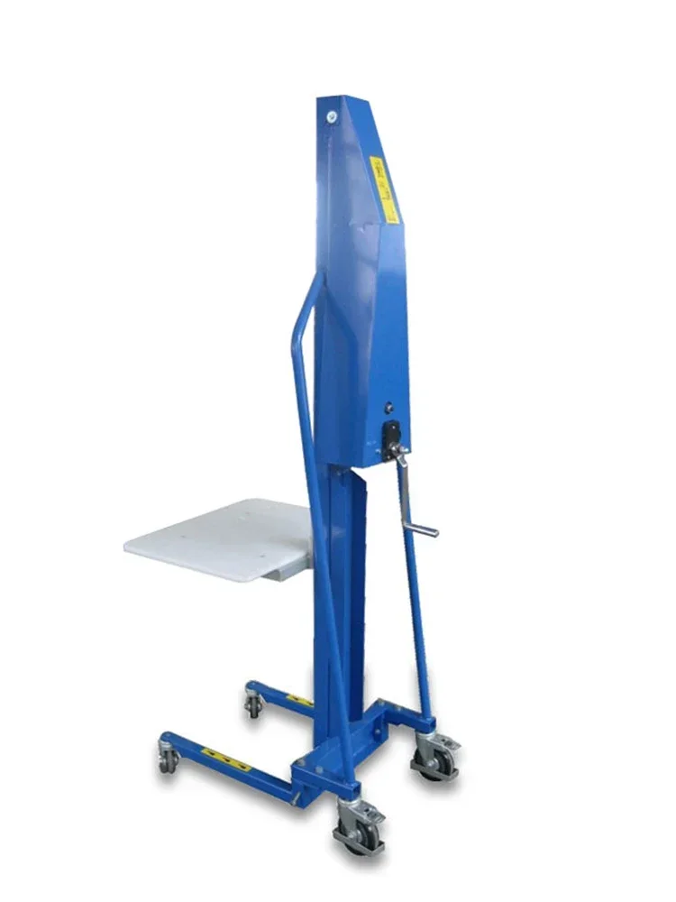 Light hand stacker lift platform 200 kg, 1.5 meters higher