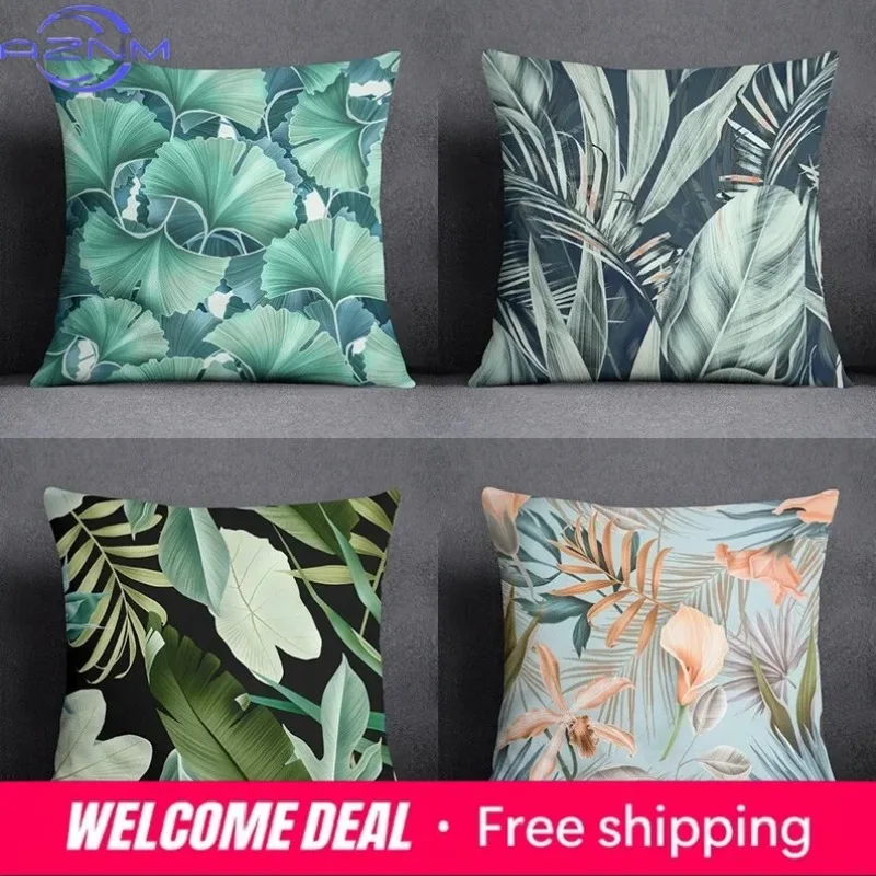 

Декоративная подушка из серии «Тропические цветы», чехол для подушки для спальни, дивана, автомобиля, наволочка