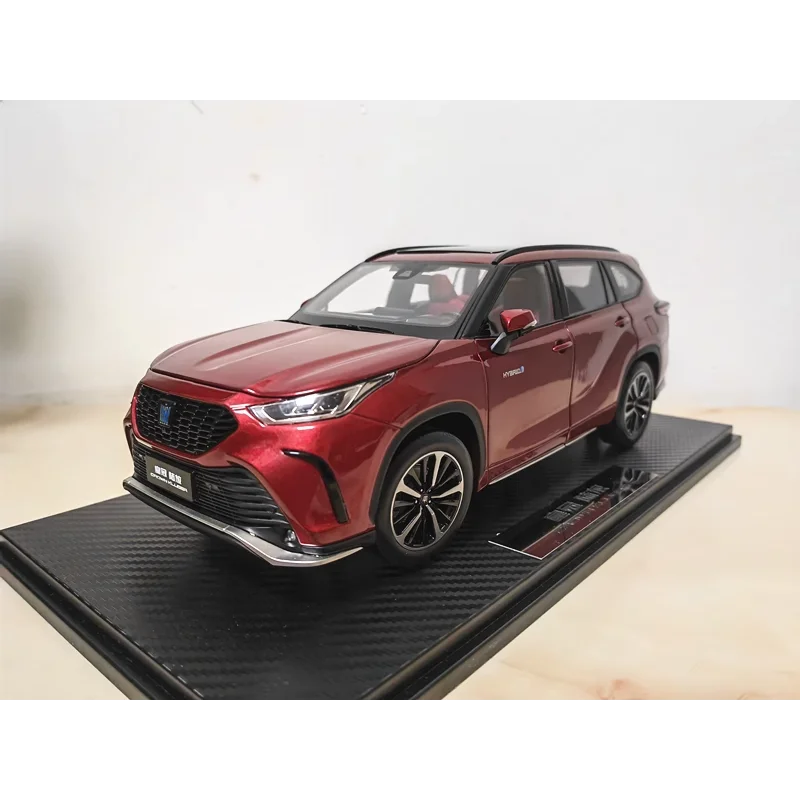 

Diecast 1:18 Scale Original TOYOTA CROWN KLUGER Alloy Car Model Collectible Toy Gift Souvenir Display Ornament
