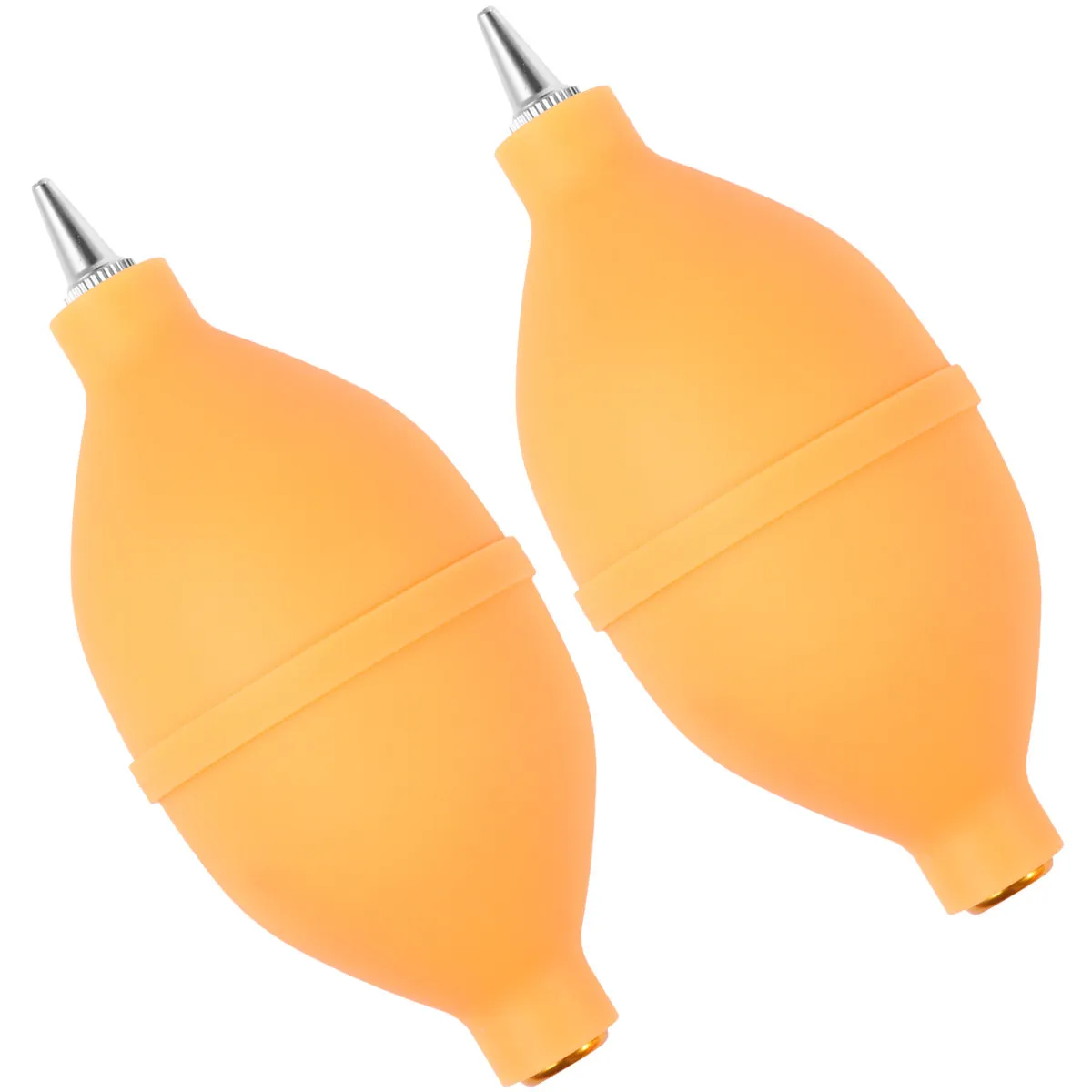 2Pcs Silicone Air Blower Dust Cleaner Elastic Squeeze Bulb Camera Lens Computer Succulent Cleaning Pump Laboratory Tool Yellow