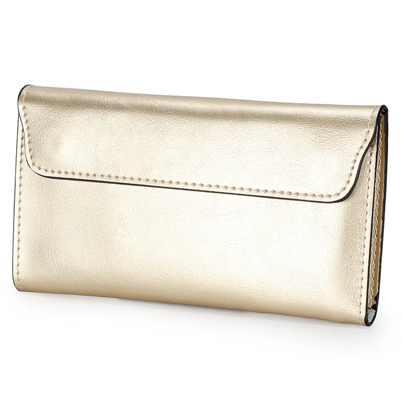 

Genuine Leather Large Capacity Phone Wallet Hand Bag Cowhide Coin Purse Lipstick Earphone Pouch Card Holder For Women's Clucth