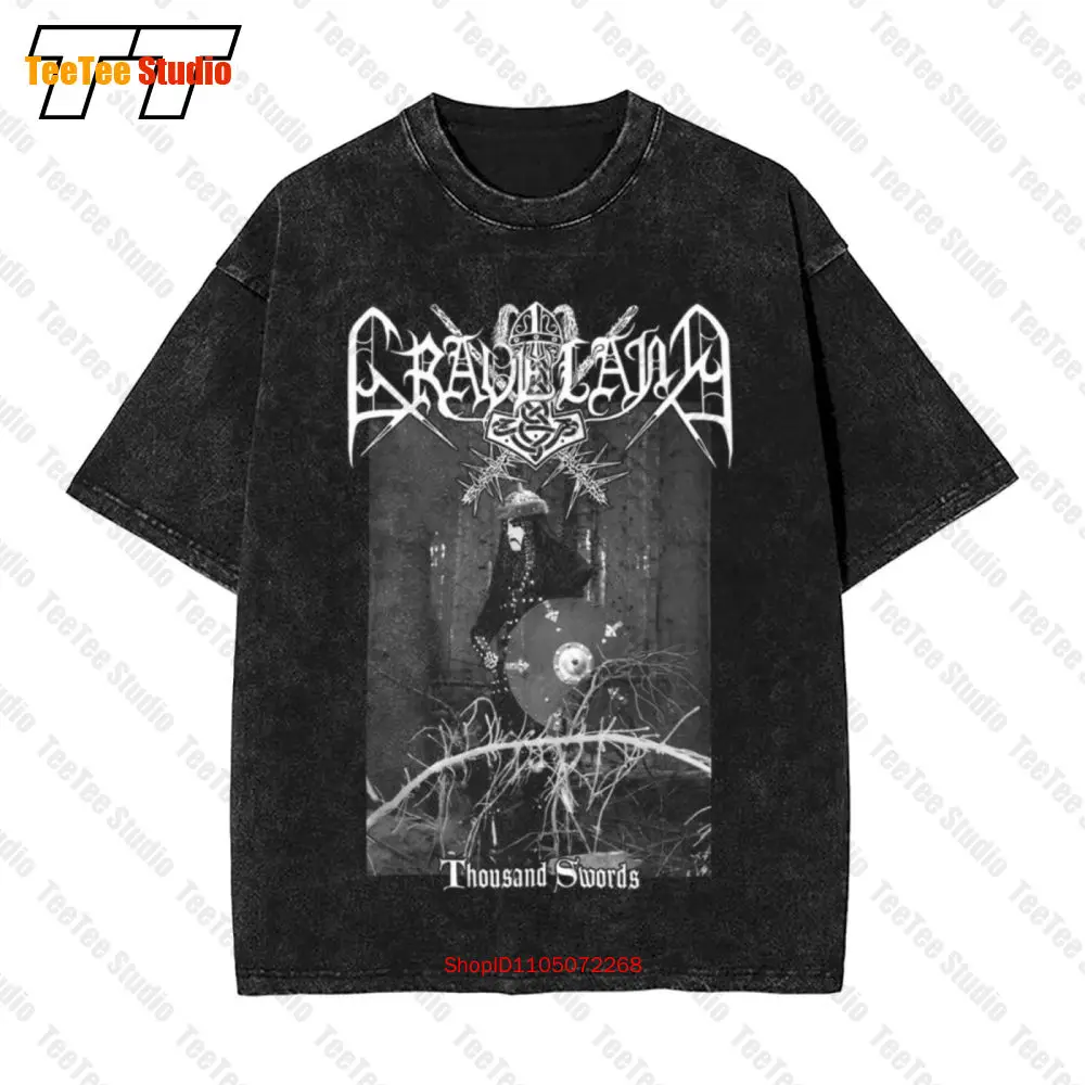 

Graveland Thousand Swords Album Cover Black Vintage Oversized T-Shirt LBBK
