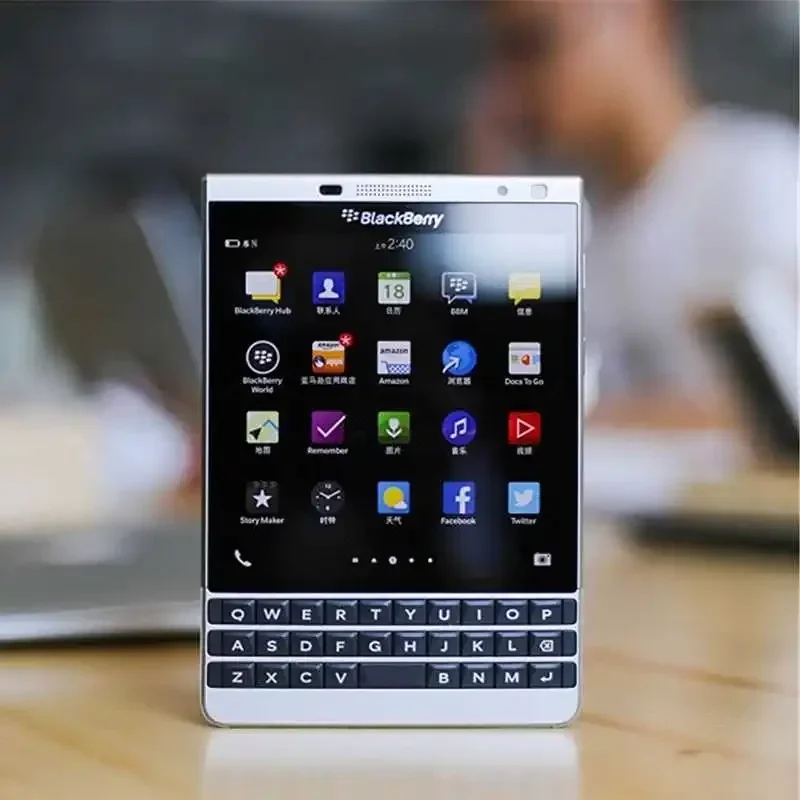 For Blackberry Passport for  Q30 BLACK QWERTY Original Touchscreen Cheap Mobile Cell Phone Smartphone By Post