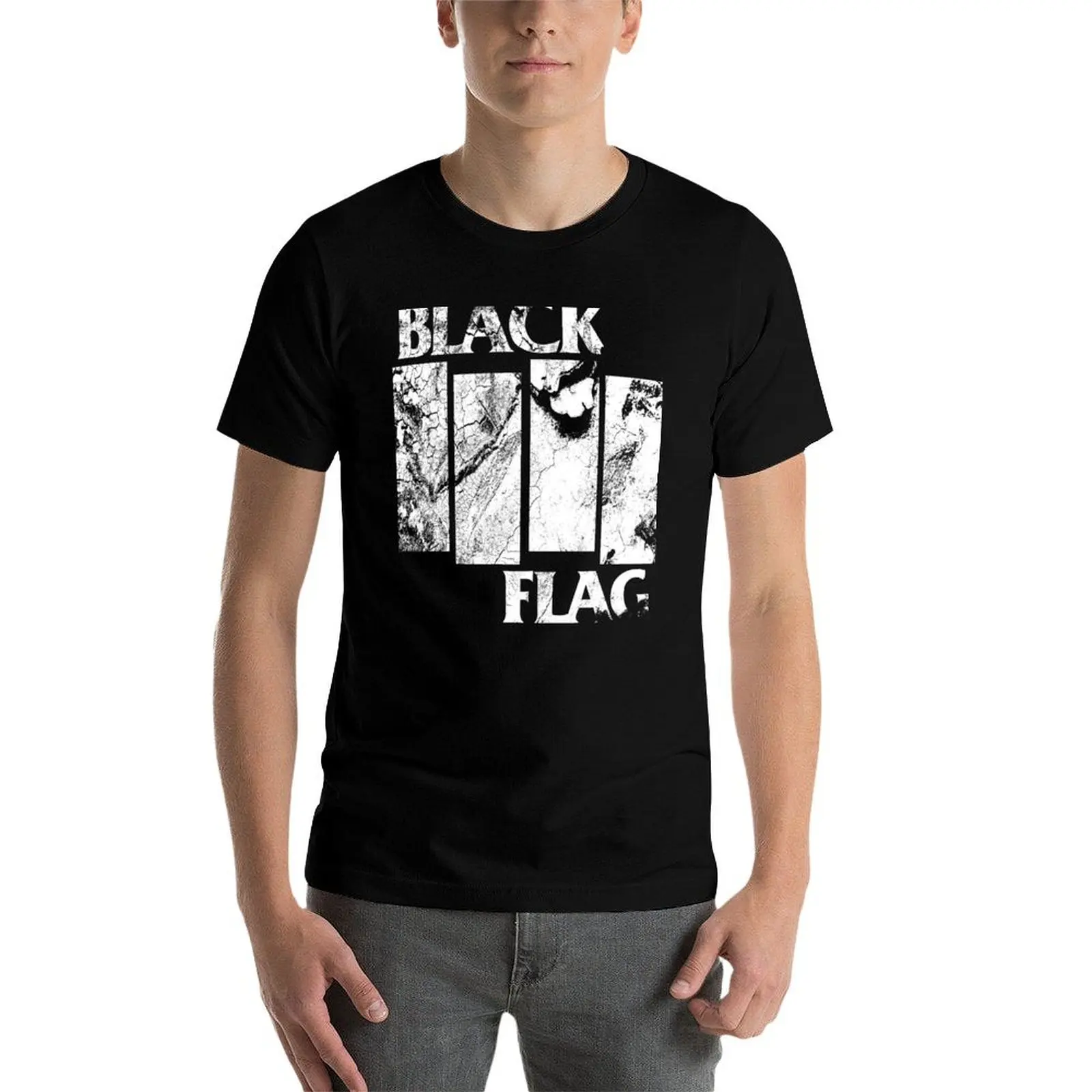

Black Flag Vintage T-Shirt man t shirt heavy cotton t shirts for man graphic tees t shirts for man cotton soft T-Shirt